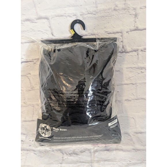 Spirit Black Black Swan Tutu Dress, Leg Wraps, Tiara Size M 8-10 Ballet Witch - Picture 2 of 6